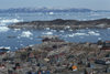 Greenland - Ilulissat / Jakobshavn - town panorama - photo by W.Allgower