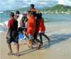 Grenada - Grand Anse - kids on the beach - photo by P.Baldwin