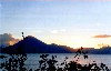 Guatemala - Solola: dawn on lake Atitlan / atardecer en lago Atitlan en Solola (photographer: Hector Roldn)