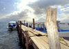 Guatemala - Panajachel - Lago de Atitln - Solol department: pier for lake transportation - boats - Lake Atitln (photo by A.Walkinshaw)