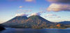 Guatemala - Lake Atitlan, Solola department: the volcanos Atitlan, Toliman and the small Cerro de Oro - photo by W.Allgower