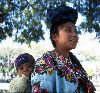 Guatemala - Antiqua Guatemala  (Sacatepequez province): town square vendor and her baby (photographer: Mona Sturges)