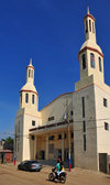 Ouanaminthe / Juana Mendez, Nord-Est Department, Haiti: Baptist church - photo by M.Torres