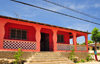 Fort-Libert, Nord-Est Department, Haiti: pink house on the main street - Grande Rue - photo by M.Torres