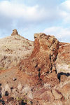 Hawaii - Lanai island: rock formations near the the Northern coast - photo by G.Frysinger