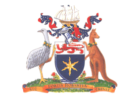 Hobart civic arms - Tasmania / Tasmanija / Tasmanien / formerly Van Diemen's land