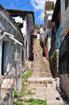 Tegucigalpa, Honduras: stairs - climbing to Parque La Leona - Parque Manuel Bonilla - photo by M.Torres