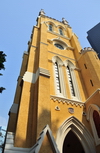 Hong Kong: tower St John's Cathedral - Anglican temple - Central district - photo by M.Torres