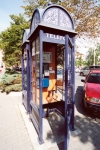 Hungary / Ungarn / Magyarorszg - Szeged: arte deco phone booth (photo by Miguel Torres)