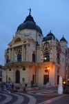 Hungary / Ungarn / Magyarorszg - Pcs / Sopianae: National Theatre at dusk (photo by J.Kaman)