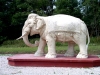 Hungary / Ungarn / Magyarorszg -  Somogyvmos (Somogy province): Statue of elephant - Krishna Valley - Krishna Valley Indian Cultural Centre and Bio farm - elefante branco (photo by J.Kaman)
