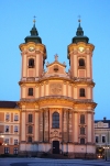 Hungary / Ungarn / Magyarorszg - Eger: the Baroque Minorite church / Minorita templom - Dobo Istvan ter (photo by J.Kaman)