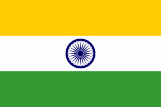 Indian Union / Bharat / Inde / Indien / Indija / Indie / Hindistan / Etu-Intia - flag