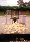 New Delhi / DEL : Mohandas Karamchad Gandhi memorial - Mahatma Gandhi 's cremation site  (photo by Miguel Torres)