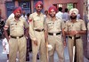 India - Amritsar (Punjab): Sikh policemen with turbans (photo by J.Kaman)