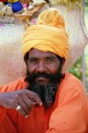 India - Amritsar (Punjab): strong colours - Sikh man (photo by J.Kaman)