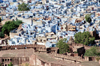 India - Jaisalmer: blue Ocean under the walls - photo by J.Kaman