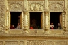 India - Amritsar (Punjab): the Golden temple - detail - windows (photo by J.Kaman)