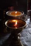 India - Ladakh - Jammu and Kashmir: butter lamps at a Gompa - photos of Asia by Ade Summers