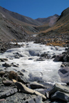 India - Ladakh - Jammu and Kashmir: frozen stream - photos of Asia by Ade Summers