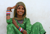 Pushkar, Rajasthan, India: smiling young woman - photo by M.Wright
