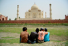 Agra, Uttar Pradesh, India: view from the back of the Taj Mahal - photo by G.Koelman