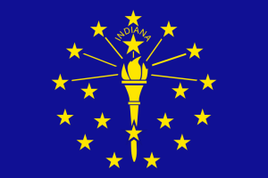 Indiana - state flag - United States of America / Estados Unidos / Etats Unis / EE.UU / EUA / USA