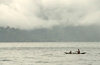 Indonesia - Western Sumatra: Lake Maninjau - small boat - photo by P.Jolivet