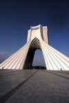 Iran - Tehran - Shahyaad Monument - Azadi square - designed by Bah' architect, MohandesHossein Amanat - photo by M.Torres