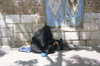 Iran - Isfahan: beggars - woman with child - photo by W.Allgower