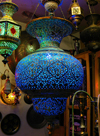 Isfahan / Esfahan - Iran: lamp - lights in a speciality shop - photo by N.Mahmudova
