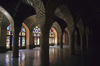 Iran - Shiraz: Nasir al-Mulk Mosque - prayer hall - LotfAli Khan-e Zand Street - Gowd-e Araban district - photo by W.Allgower