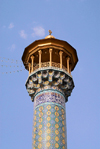 Iran - Shiraz: minaret - mausoleum of Sayyed Aladdin Hossein - photo by M.Torres