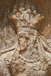 Iran - Naqsh-e Rustam: investiture of Narseh relief - female figure - photo by M.Torres