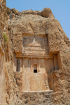 Iran - Naqsh-e Rustam: probably the tomb of Xerxes - sepulchre  - photo by M.Torres