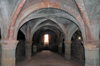 Iran - Hormuz island: beautifully simple vaulted ceilings of the underground church - Portuguese castle - photo by M.Torres