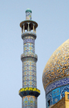 Iran -  Bandar Abbas: minaret - mosque near the bazaar - photo by M.Torres
