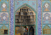 Iran -  Bandar Abbas: muqarnas at the main Sunni mosque - photo by M.Torres