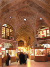 Tabriz - East Azerbaijan, Iran: 15th-century covered grand bazaar - vaulted hall - Tabriz bazaar - Unesco world heritage - photo by N.Mahmudova