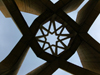 Tabriz - East Azerbaijan, Iran: Maqbaratoshoara - architecture and sky - poets mausoleum - photo by N.Mahmudova
