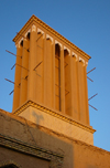 Yazd, Iran: wind tower at Heidarzadah's Museum of Coin and Antropology - badghir - photo by N.Mahmudova