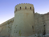 Yazd, Iran: city walls - tower and ramparts - military architecture - photo by N.Mahmudova