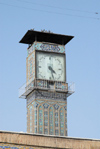 Iran - Tehran - bazar mosque- clock - photo by M.Torres