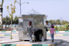 Iran - Tehran - Iman Khomeini mausoleum - cold water fountain - photo by M.Torres