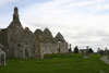 Ireland - Clonmacnoise - County Westmeath: Ruined churches and gravestones - photo by N.Keegan