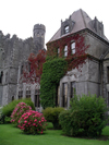 Ireland - Ashford castle  (County Mayo): entrance (photo by R.Wallace)