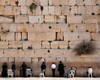 Jerusalem,  Israel: Wailing wall - men pray facind the stones laid by Herod's masons, now the Holiest of Holy Places - Western Wall / the Kotel - muro das lamentaes - Mur des Lamentations - Klagemauer - photo by M.Torres
