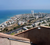 Haifa, Israel: the city and the Mediterranean sea from above - photo by E.Keren