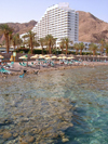 Israel - Eilat: beach front - Princess Hotel, five star near the Egyptian border - Red Sea - photo by Efi Keren