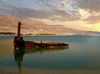 Israel - Dead sea: rusting - photo by Efi Keren